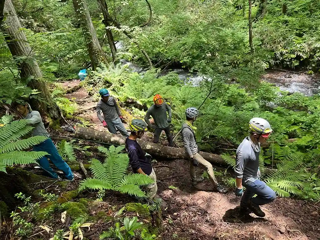 奥信濃登山道整備